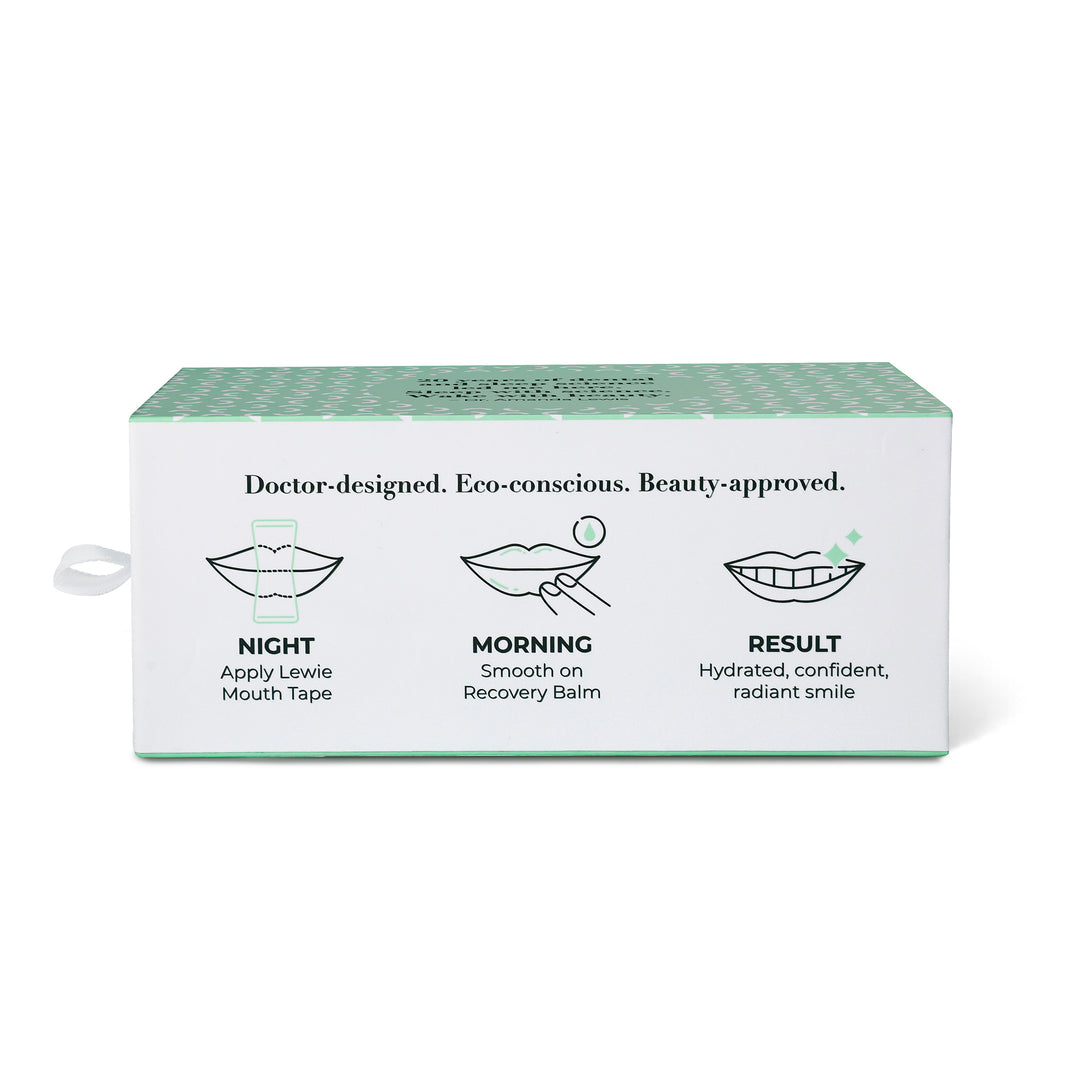 Lewie Restore Ritual™ | Overnight Mouth Tape & Recovery Balm