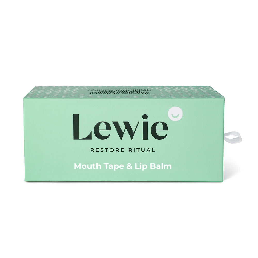 Lewie Restore Ritual™ | Overnight Mouth Tape & Recovery Balm