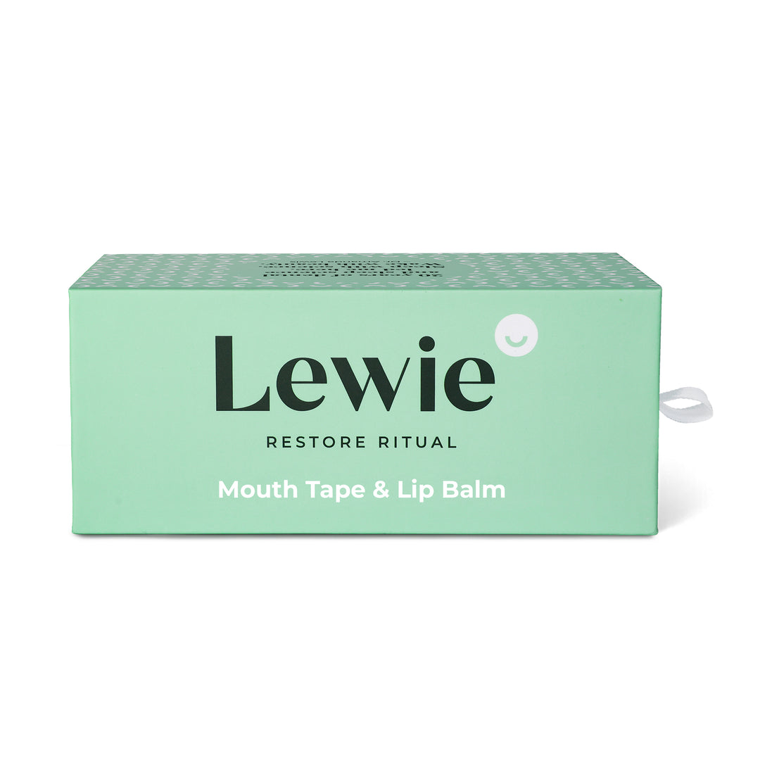 Lewie Restore Ritual™ | Overnight Mouth Tape & Recovery Balm